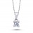 14k White Gold 0.12 Carat Diamond Solitaire Necklace 2010005 14k White Gold 0.12 Carat Diamond Solitaire Necklace 2010005