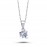 14k White Gold 0.40 Carat Diamond Solitaire Necklace 2010011