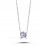 14k White Gold 0.33 Carat Diamond Solitaire Necklace 2030015