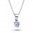 14k White Gold 0.24 Carat Diamond Solitaire Necklace 2070003 14k White Gold 0.24 Carat Diamond Solitaire Necklace 2070003