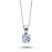 14k White Gold 0.38 Carat Diamond Solitaire Necklace 2070009 14k White Gold 0.38 Carat Diamond Solitaire Necklace 2070009