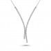 14k White Gold Pılanta Waterway Necklace 2070019