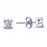 14k White Gold 0.60 Carat Diamond Solitaire Earrings 3010010 14k White Gold 0.60 Carat Diamond Solitaire Earrings 3010010