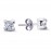 14k White Gold 0,54 Carat Diamond Solitaire Earrings 3030005 14k White Gold 0,54 Carat Diamond Solitaire Earrings 3030005