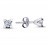 14k White Gold 0,50 Carat Diamond Solitaire Earrings 3040002 14k White Gold 0,50 Carat Diamond Solitaire Earrings 3040002