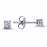 14k White Gold 0.22 Carat Diamond Solitaire Earrings 3040004 14k White Gold 0.22 Carat Diamond Solitaire Earrings 3040004