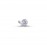 18k White Gold 0.06 Carat Diamond Studded 5040002