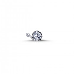 18k White Gold 0.07 Carat Diamond Studded 5040004