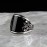 925 Sterling Silver Men Ring With Onyx Stone