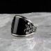 925 Sterling Silver Men Ring With Onyx Stone