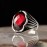 925 Sterling Silver Zircon Stone Ring