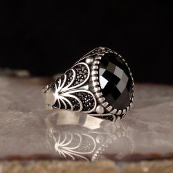 925 Sterling Silver Zircon Stone Ring