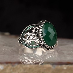 925 Sterling Silver Zircon Stone Ring