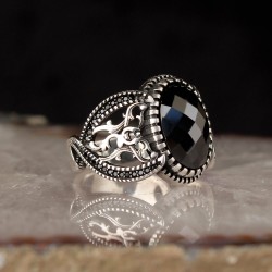 925 Sterling Silver Zircon Stone Ring