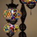 Authentic 5-Piece Filigree Domed Mosaic Floor Lamp Helix