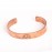 Lotus Flower Copper Bracelet