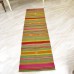 Vintage Turkish Multi-Colored Wool Green Runner, 1970s