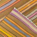 Vintage Turkish Multi-Colored Wool Fethiye Bantası Striped Kilim Runner 1980s