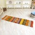 Vintage Turkish Multicolored Wool Bohemian Runner 1970s