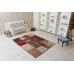 Mid-Century Turkish Patchwork Wool Kilim Rug 1990s