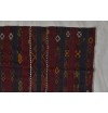 Antique Turkish Malatya Cicim Embroidered Kilim Rug 1930s