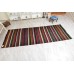 Striped Anatolian Kilim 1980s