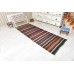 Striped Anatolian Kilim 1980s