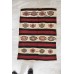 Authentic Vintage Konya Cicim Embroidred Kilim Rug 1950s