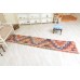 Vintage Turkish Multi-Colored Woolen Runner Rug 1950s