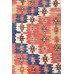 Vintage Turkish Multi-Colored Woolen Runner Rug 1950s