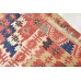 Vintage Turkish Multi-Colored Woolen Runner Rug 1950s