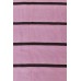 Vintage Turkish Minimalistic Purple Striped Woolen Carpet 1980s