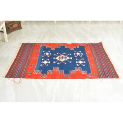 Vintage Turkish Wool Rug 1960s