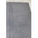 Vintage Turkish Minimalistic Solid Gray Woolen Carpet 1980s