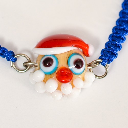 Handmade Murano Glass Bracelet - Clown Model