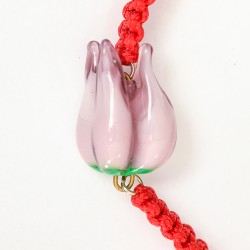 Handmade Murano Glass Bracelet - Tulip Model