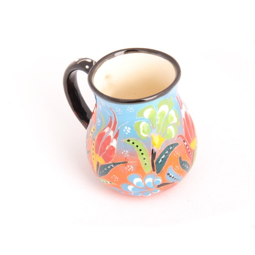 Mug Colored Herbal Pattern