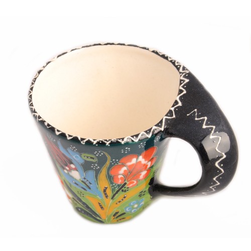 Mug Colored Herbal Pattern