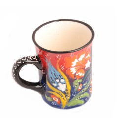 Mug Colored Herbal Pattern