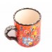 Mug Colored Herbal Pattern