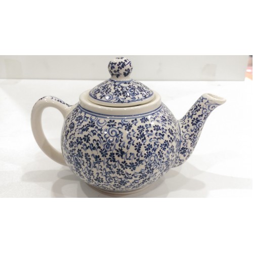 Teapot Golden Horn Patterned 