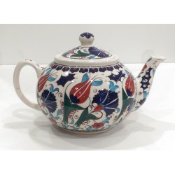 Teapot Colorful Herbal Patterned