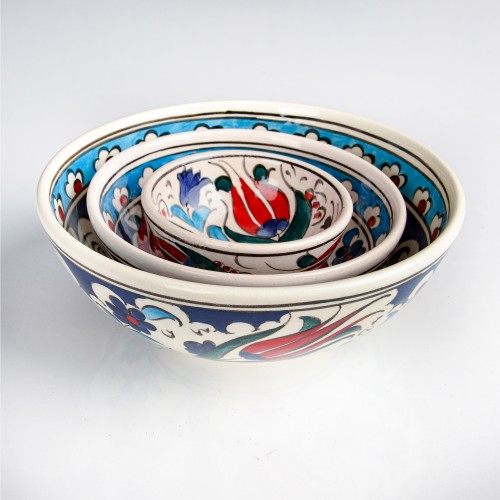 Bowl Colorful Herbal Pattern