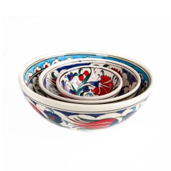 Bowl Colorful Herbal Pattern