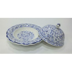 30 cm Rice Bowl with Golden Horn Pattern