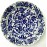 25 cm Plate Blue White Herbal Patterned 25 cm Plate Blue White Herbal Patterned