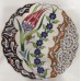 25 cm Plate Colorful Herbal Pattern