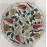 25 cm Plate Colorful Herbal Pattern