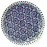 25 cm Plate Blue Nazilli Patterned 25 cm Plate Blue Nazilli Patterned