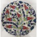 25 cm Plate Colorful Herbal Pattern